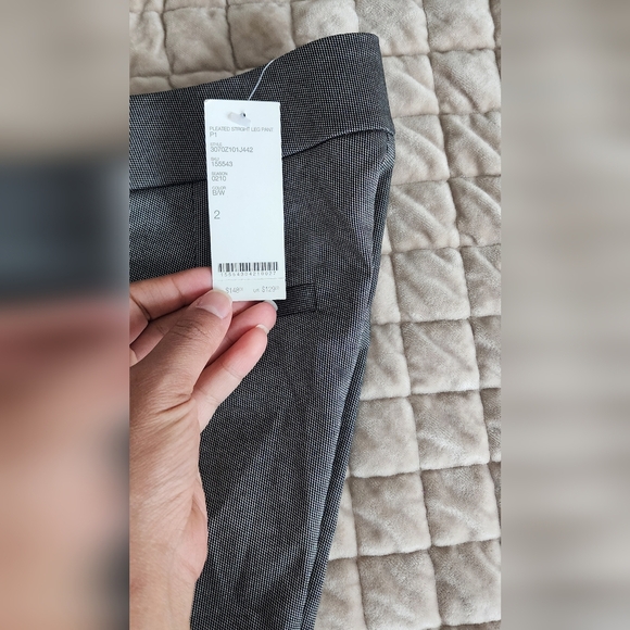 bebe Gray Straight Leg Pants - Picture 4 of 5